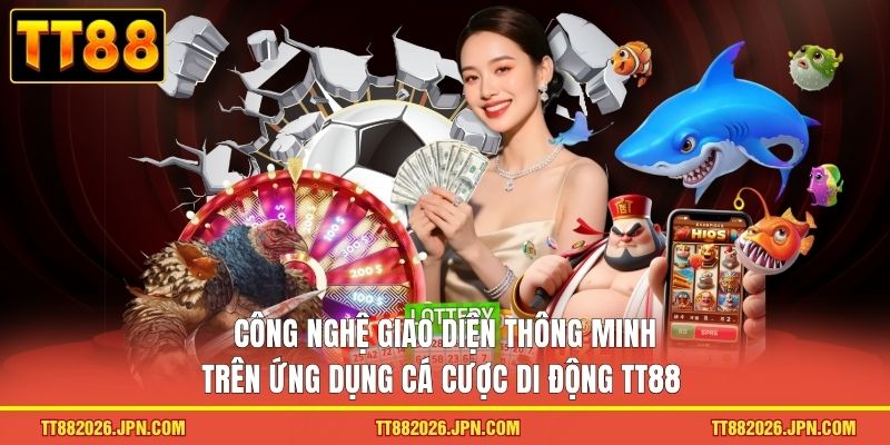 Công nghệ giao diện thông minh trên ứng dụng cá cược di động TT88